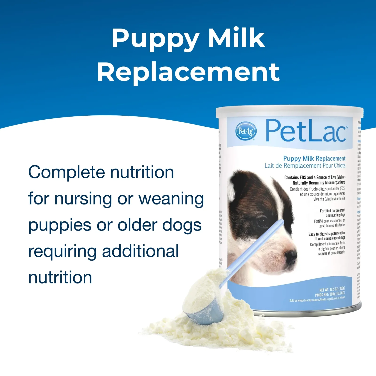 PetAg PetLac Powder for Puppies, 10.5 oz. - Image 2