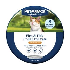 PetArmor Flea and Tick Collar for Cats, 1 Count