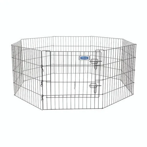 Petmate Exercise Pen with Door Black 24 in - Image 2