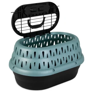 Petmate Top Load Cat Kennel Green Frost 19 in