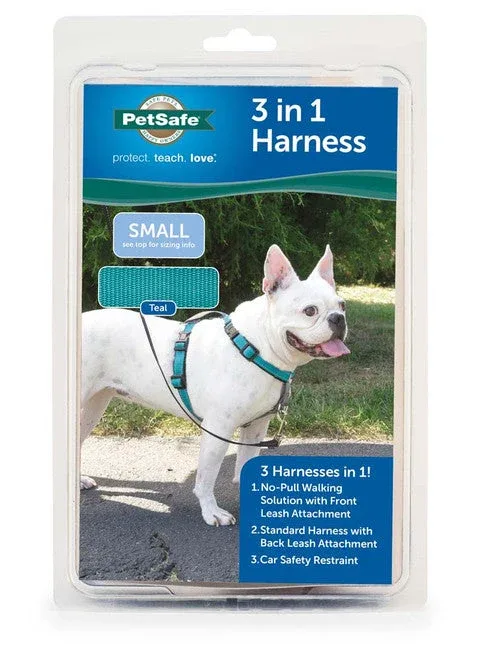 PetSafe 3in1 Dog Harness Teal SM - Image 2