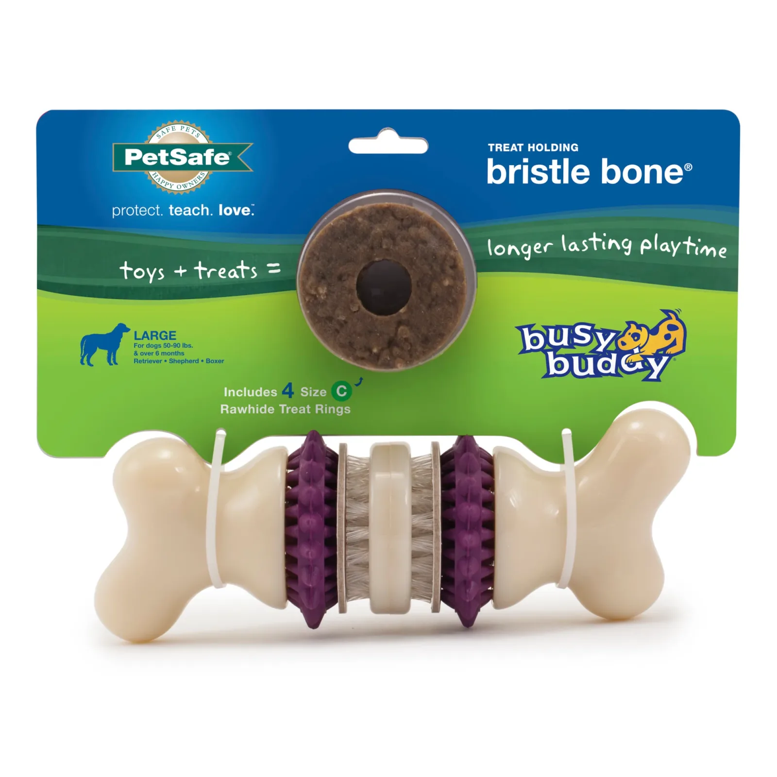 PetSafe® Busy Buddy® Bristle Bone® Dog Toy, Large