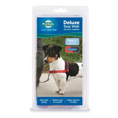 PetSafe Deluxe Easy Walk Steel Dog Harness Black/Rose SM - Image 2