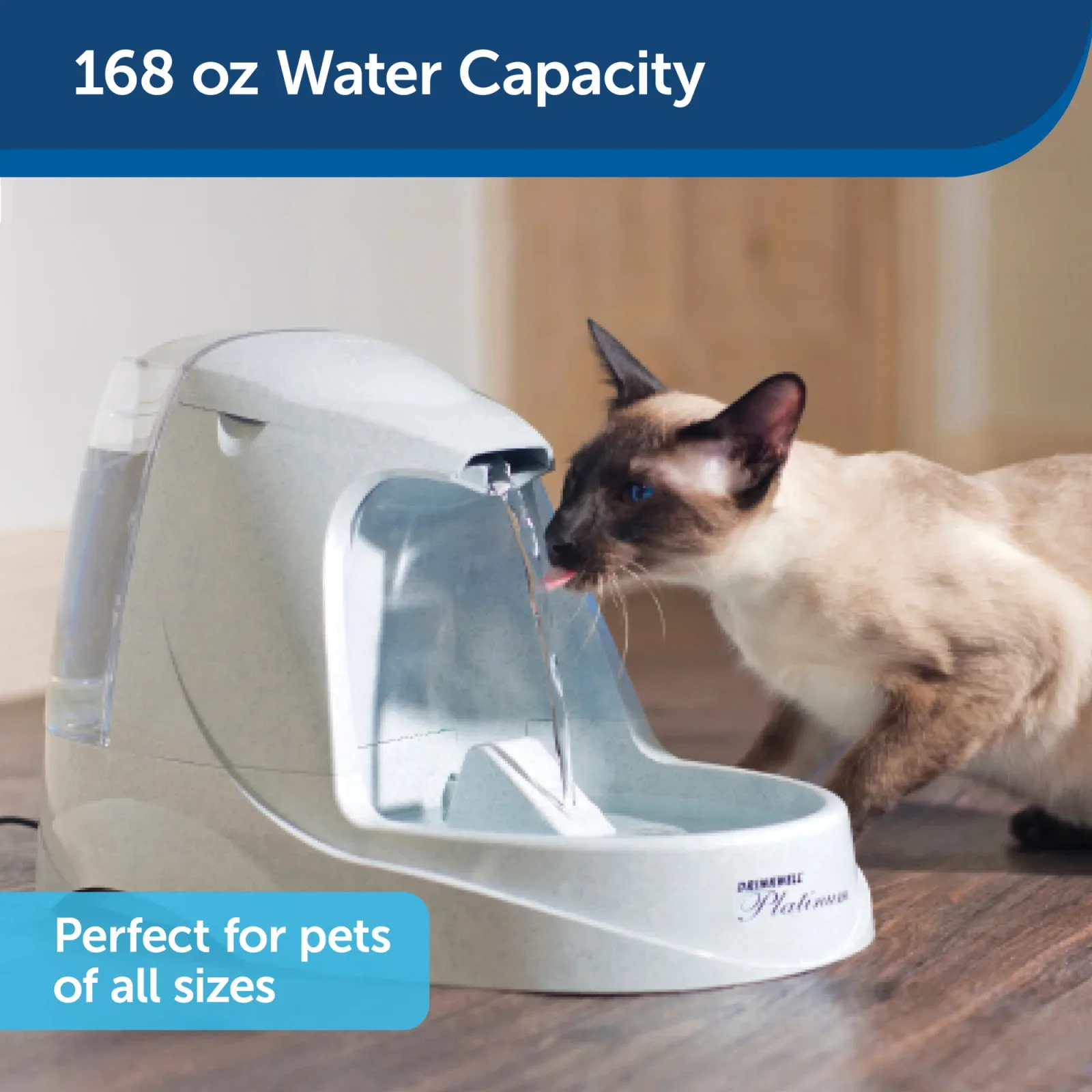 PetSafe Drinkwell Platinum Dog and Cat Water Fountain, 168 oz. - Image 2