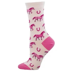 Pink Pony Adult Socks