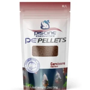 Piscine Energetics PE Pellets Carnivore Fish Food Medium/Large 2 oz