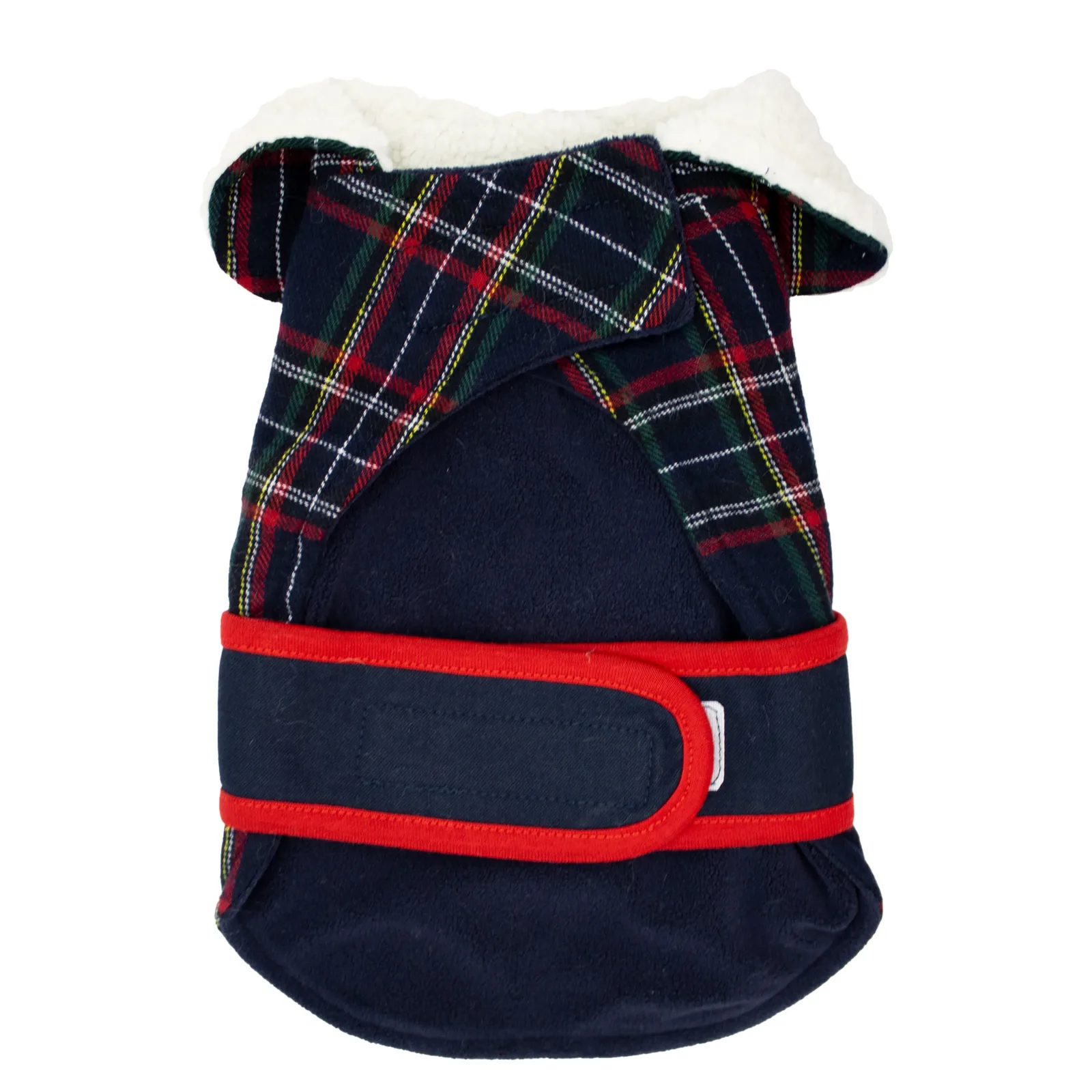 PLAID SHERPA COLLARED COAT - Image 2