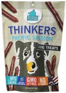 Plato New Thinkers Wild Alaskan Salmon Sticks Dog Treats-10-oz-{L+x} - Image 2