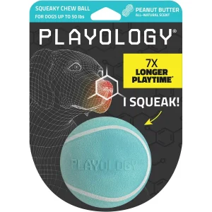 Playology Squeaky Chew Ball Dog Toy