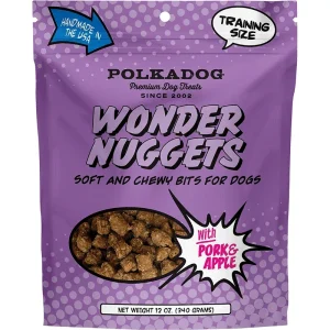 Polka Dog Bakery Dog Wonder Nuggets Pork & Apple 12oz