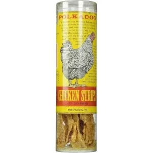 Polka Dog Chicken Strips Jerky 4oz {L+x}