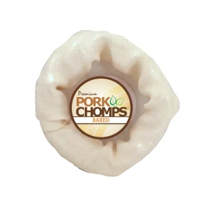 Pork Chomps 6-inch Baked Pork Skin-shaped Bagel, 1 count Dog Chew