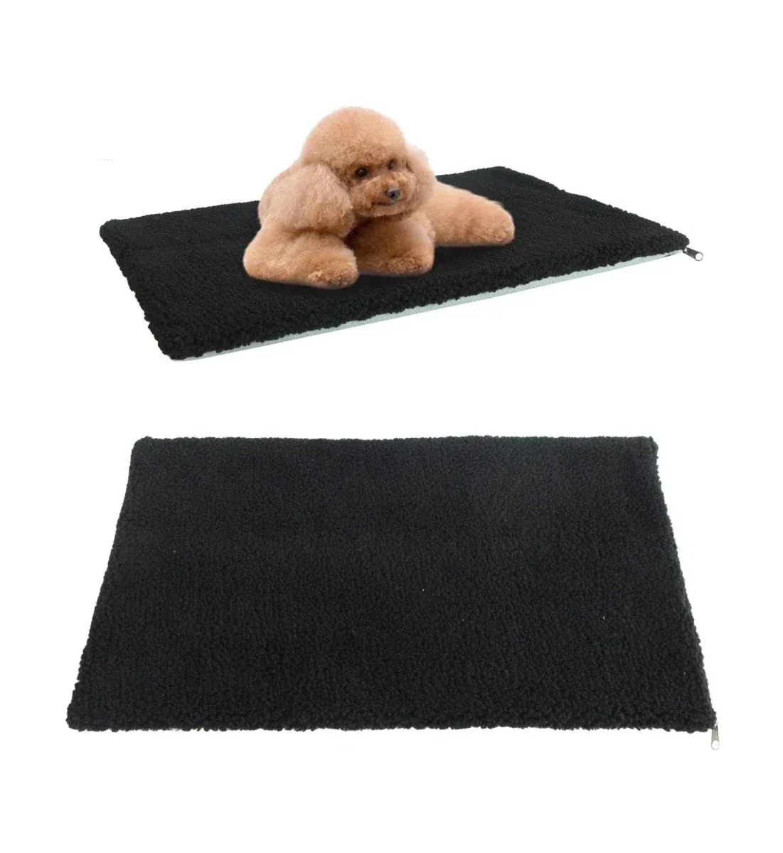 Portable Pet Crate Faux Fleece Pad - Image 2