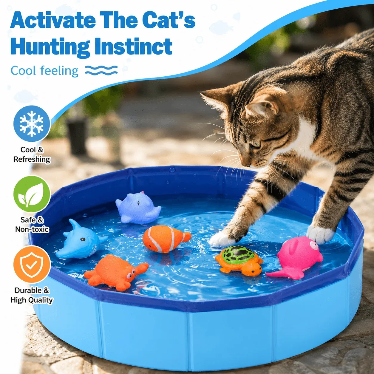 Portable PVC Bath Pool & Interactive Water Play Pool - Image 2