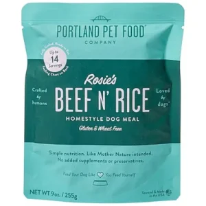 Portland Pet Food Rosie's Beef N' Rice Homestyle Meal Dog Food