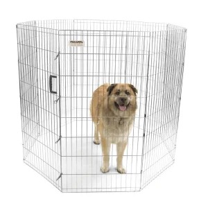 Precision Exercise Pen Silver 48 in