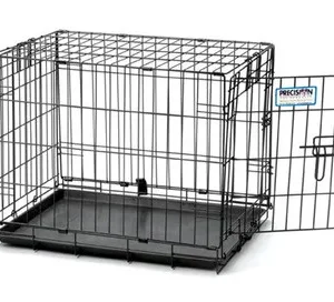 Precision Pet Products Provalu 1 Door Wire Dog Crate Hard-Sided Black 42 In