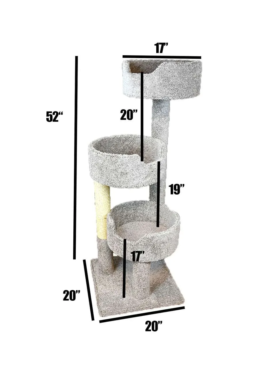 Premier Cat Tree — Solid Wood Multi-Level Tower for Large & Active Cats - Image 2