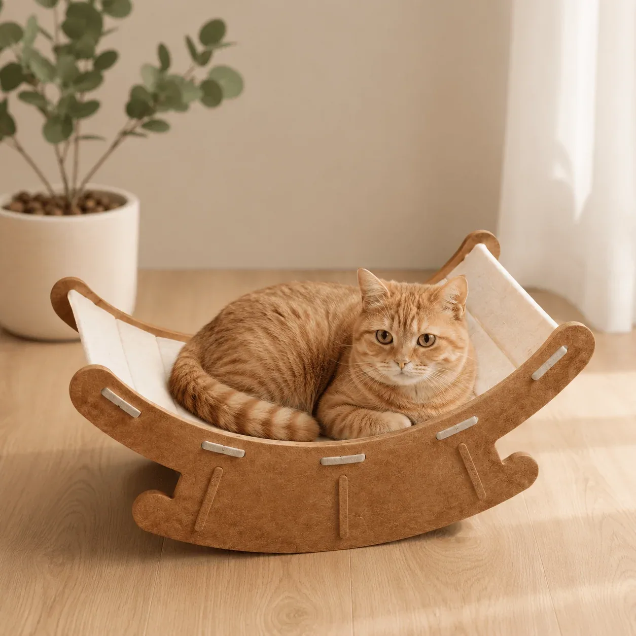 Premium Cat Rocking Bed & Scratching Lounge - Image 2