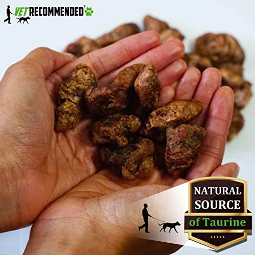 Premium Whole Chicken Hearts for Dogs and Cats (5oz Bag), Freeze Dried Natural Dog Treats – Perfect Organ Meat for Pets, Human Grade, Natural Source of Taurine, USA Made. - Image 2