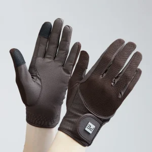 Presa Mesh Riding Gloves Brown