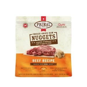 Primal 14oz Dog Freeze-Dried Nuggets Beef Recipe
