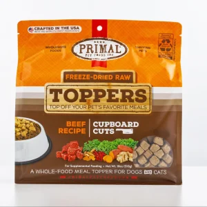 Primal 18oz Beef Cupboard Cuts Topper for Dogs & Cats