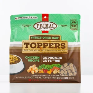 Primal 18oz Chicken Cupboard Cuts Topper for Dogs & Cats