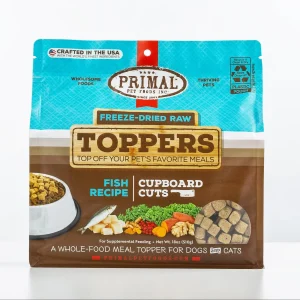Primal 18oz Fish Cupboard Cuts Topper for Dogs & Cats