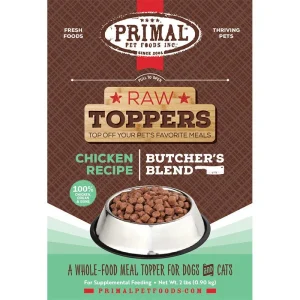 Primal Dog Cat Frozen Butcher's Topper Chicken 2lb SD-5