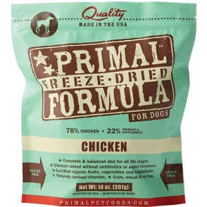 Primal Freeze Dried Nuggets Grain Free Chicken Formula Dog Food-5.5-oz, Makes 1.25 Lbs Of Food-{L+x}