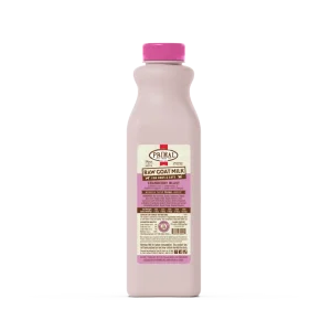 Primal Frozen Raw Goat Milk for Dogs & Cats - 32oz Cranberry Blast