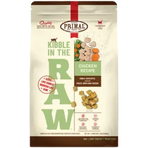 Primal Kibble In The Raw Chicken Recipe Kibble-Sized Bites Freeze