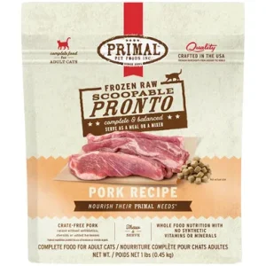 Primal Pronto Raw Frozen Feline Pork Formula Cat Food