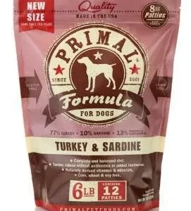 Primal Raw Tky/srdn Dog 6lb{L-x} No Internet Sales SD-5 850160