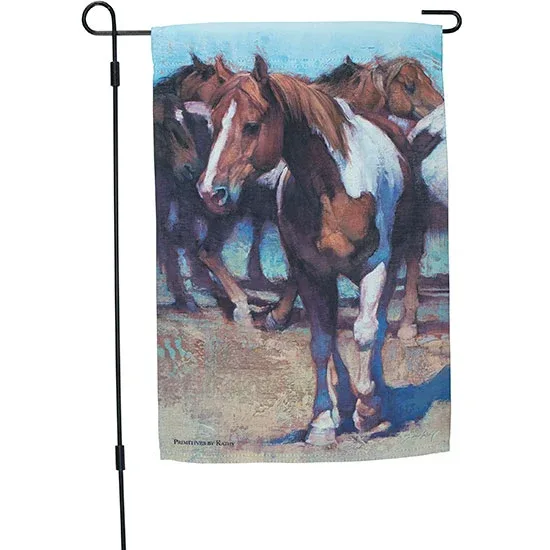 Primitives By Kathy Black Metal Garden Flag Pole - Image 2