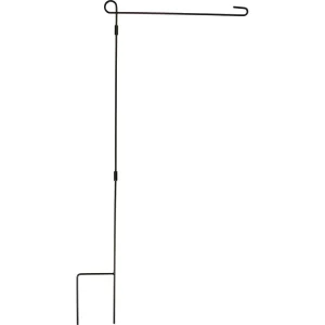 Primitives By Kathy Black Metal Garden Flag Pole