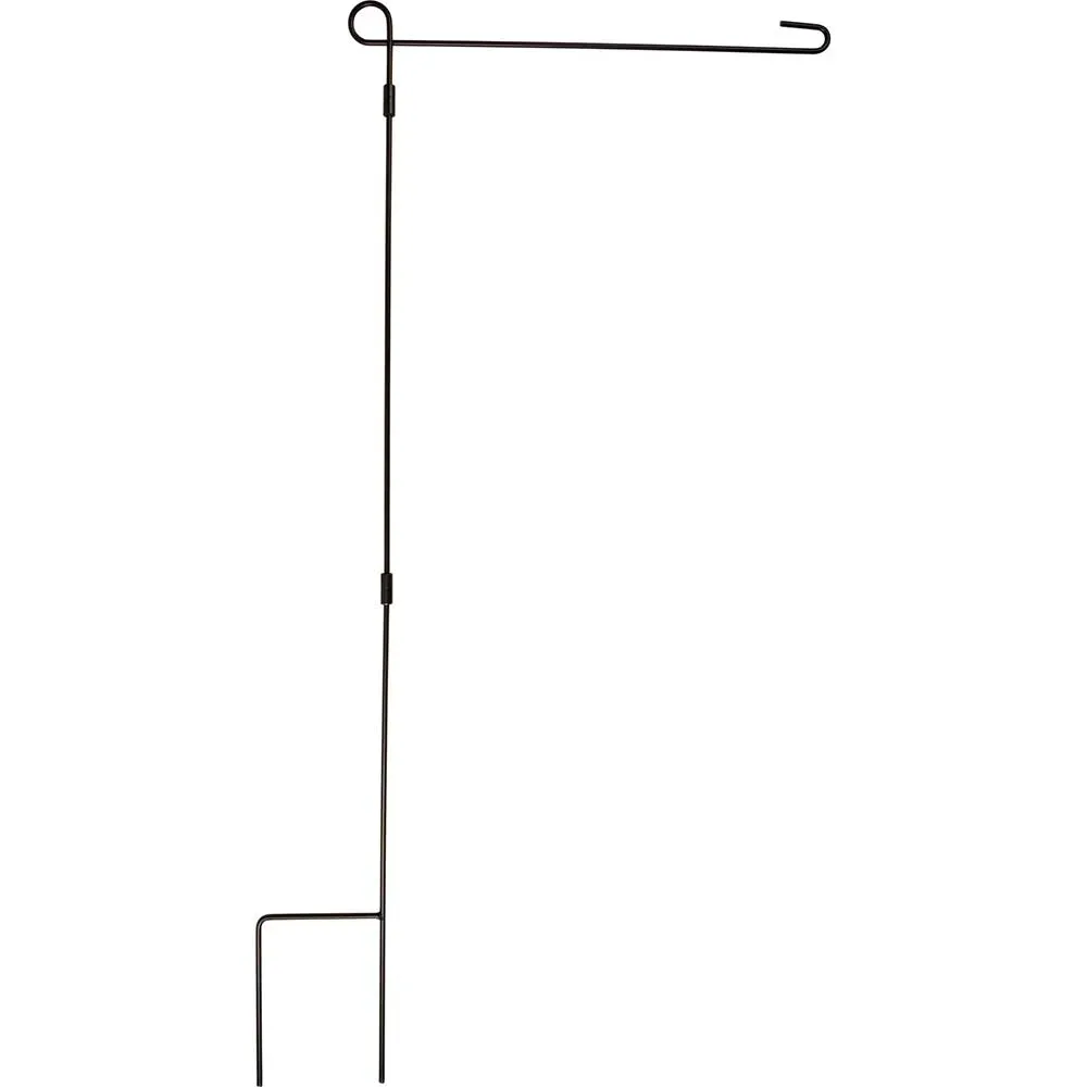 Primitives By Kathy Black Metal Garden Flag Pole