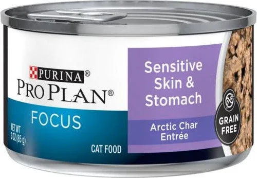 Pro Plan Grain Free Sensitive Skin/Stomach Arctic Char Cat 24/3Z {L-1}381565 - Image 2