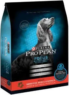 Pro Plan Sensitive Skin & Stomach Lamb & Oatmeal Formula 16lb {L-1}381302
