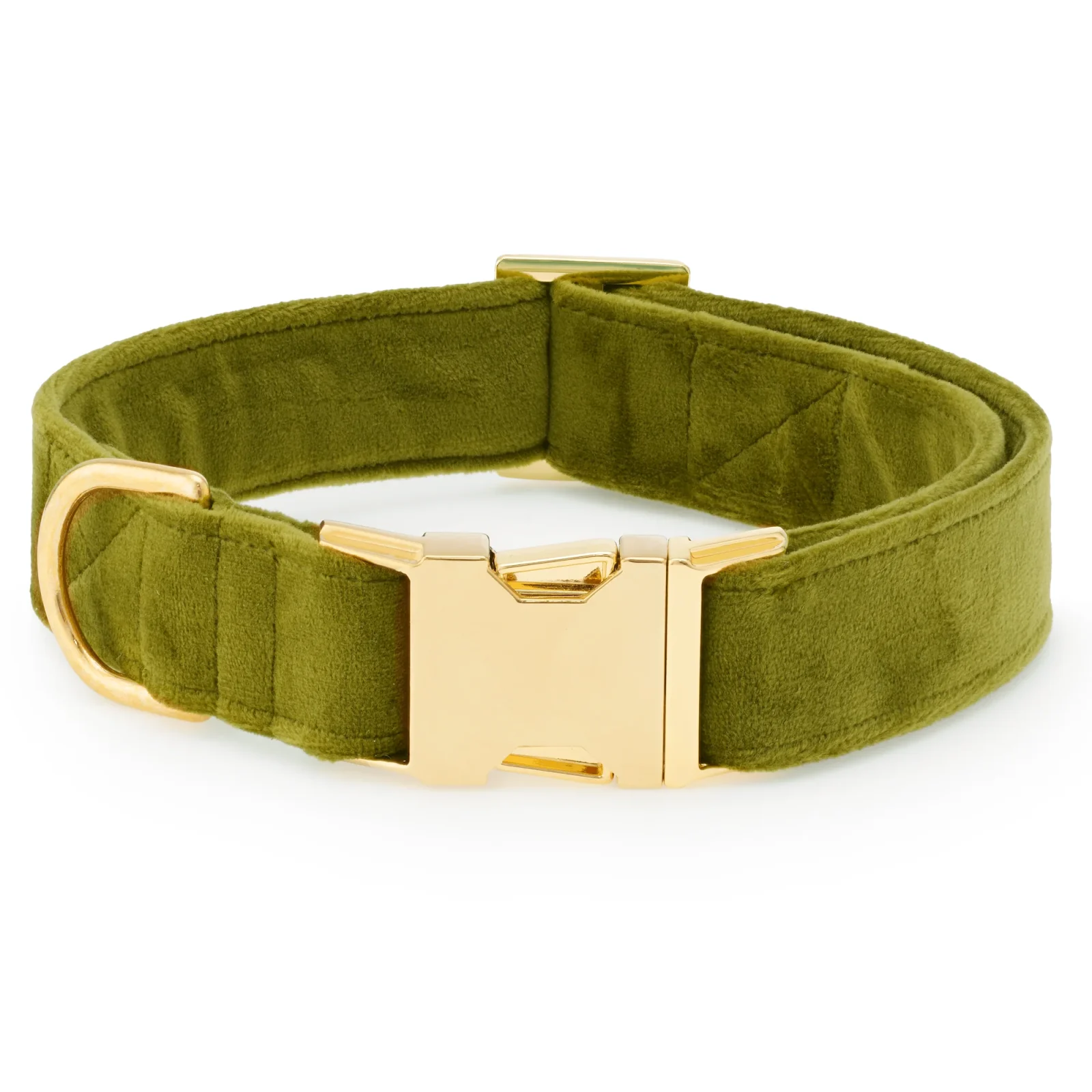 Moss Velvet Dog Collar - Image 2