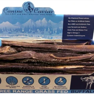 Canine Caviar Buffalo Tripe Flat Vanilla 12 in Dog Chews