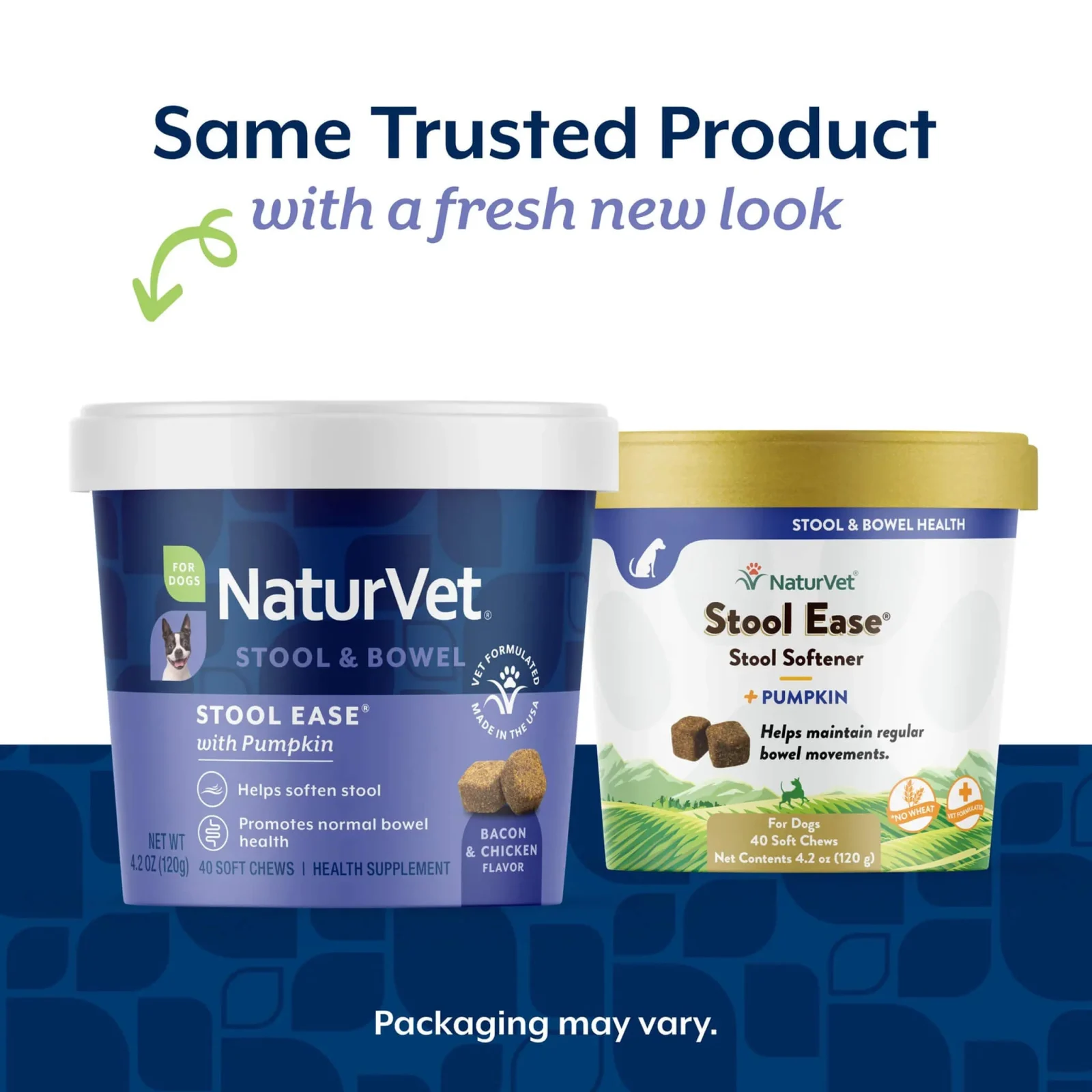 NaturVet Stool Ease Stool Softener Plus Pumpkin Soft Chews for Dogs - Image 2