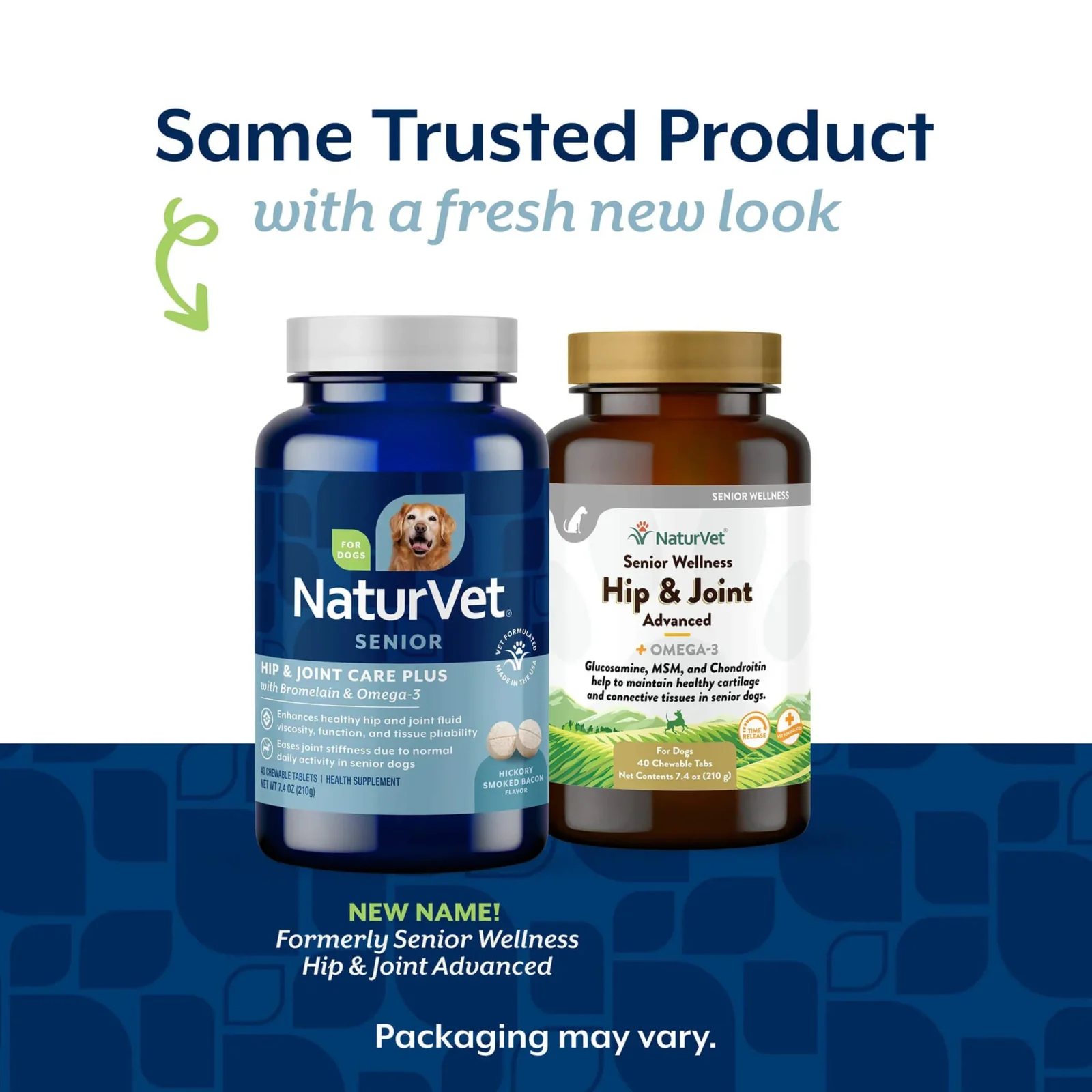 NaturVet Senior Hip & Joint Care Plus Tablets for Dogs - Image 2
