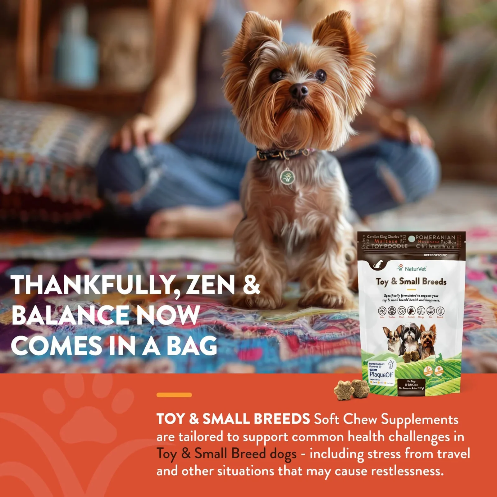 NaturVet Breed Specific Toy & Small Breed Dog Soft Chews - Image 2