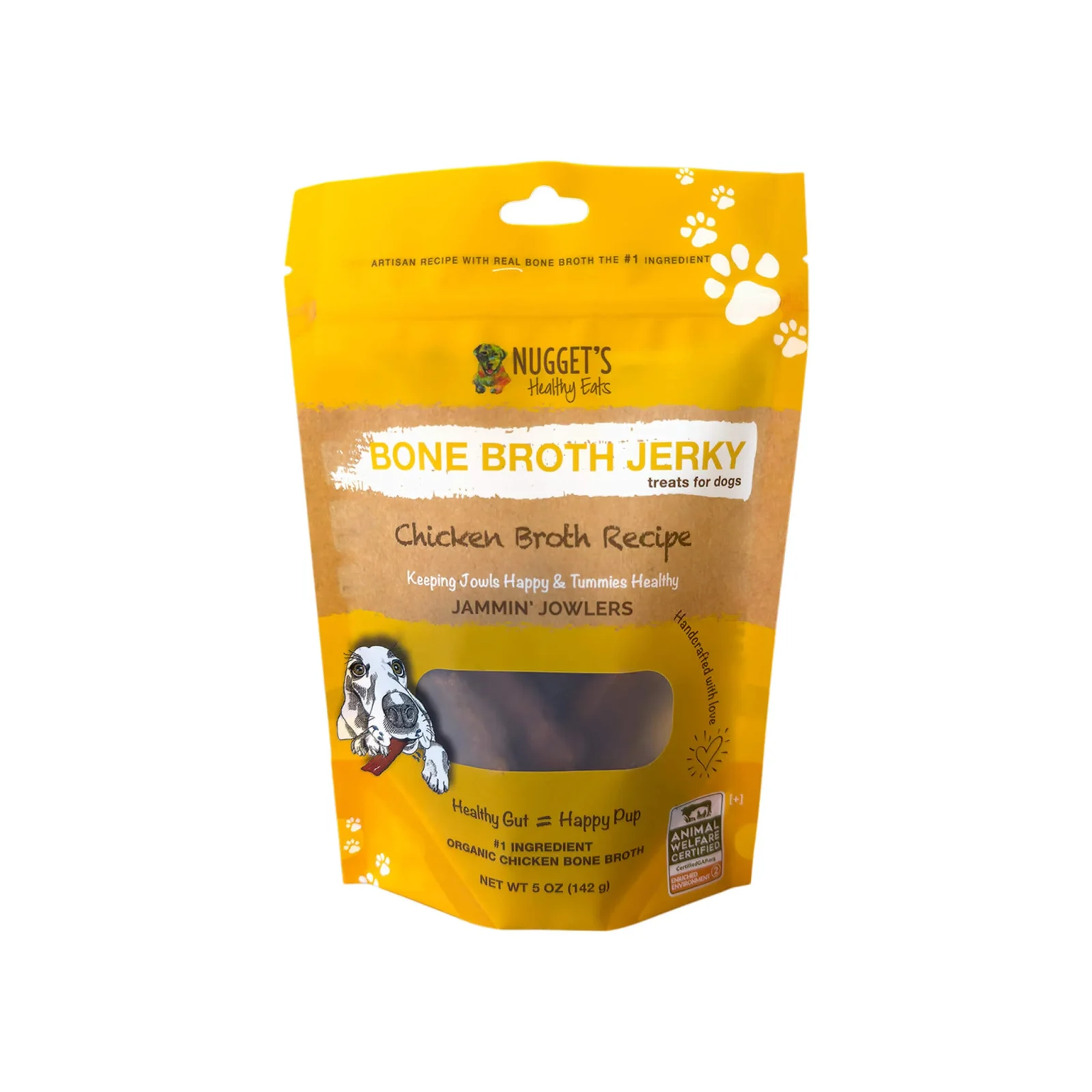 Nuggets Healthy Eats Jammin Jowlers Bone Broth Jerky Dog Treats - Image 2