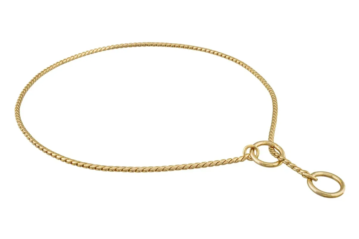 Slip Snake Show Chain Dog Collar (26 in x 2.4 mm)