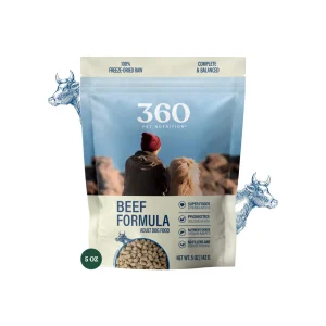 360 Pet Nutrition Freeze Dried Raw Complete Meal for Dogs