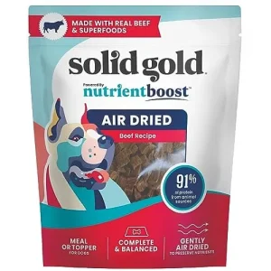 Solid Gold NutrientBoost Beef and Superfood Gently Air-Dried Dog Food Topper or Treat