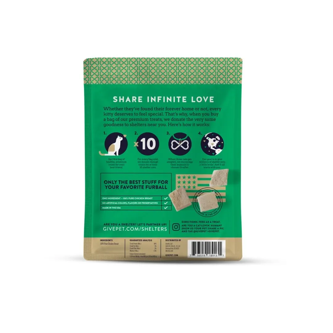 Givepet Cat Grain-Free Freeze-Dried Meowsterpiece Chicken, 1.25 oz